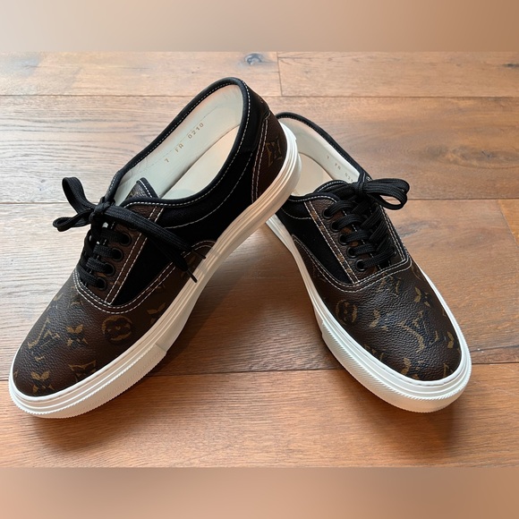 🔹Louis Vuitton Trocadero Monogram Sneakes  LV 7=8 Us - Picture 2 of 12